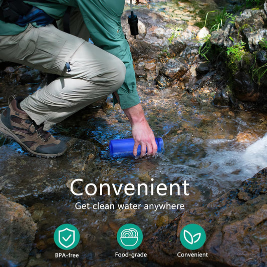 Filtered Travel Water Bottle