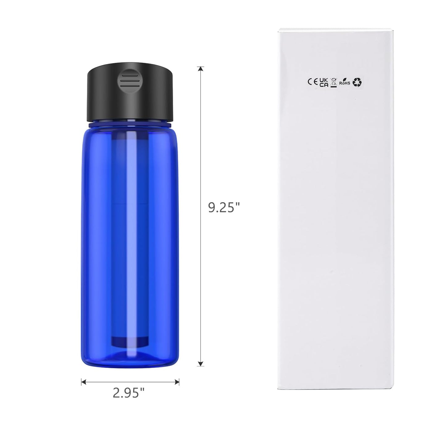 Filtered Travel Water Bottle
