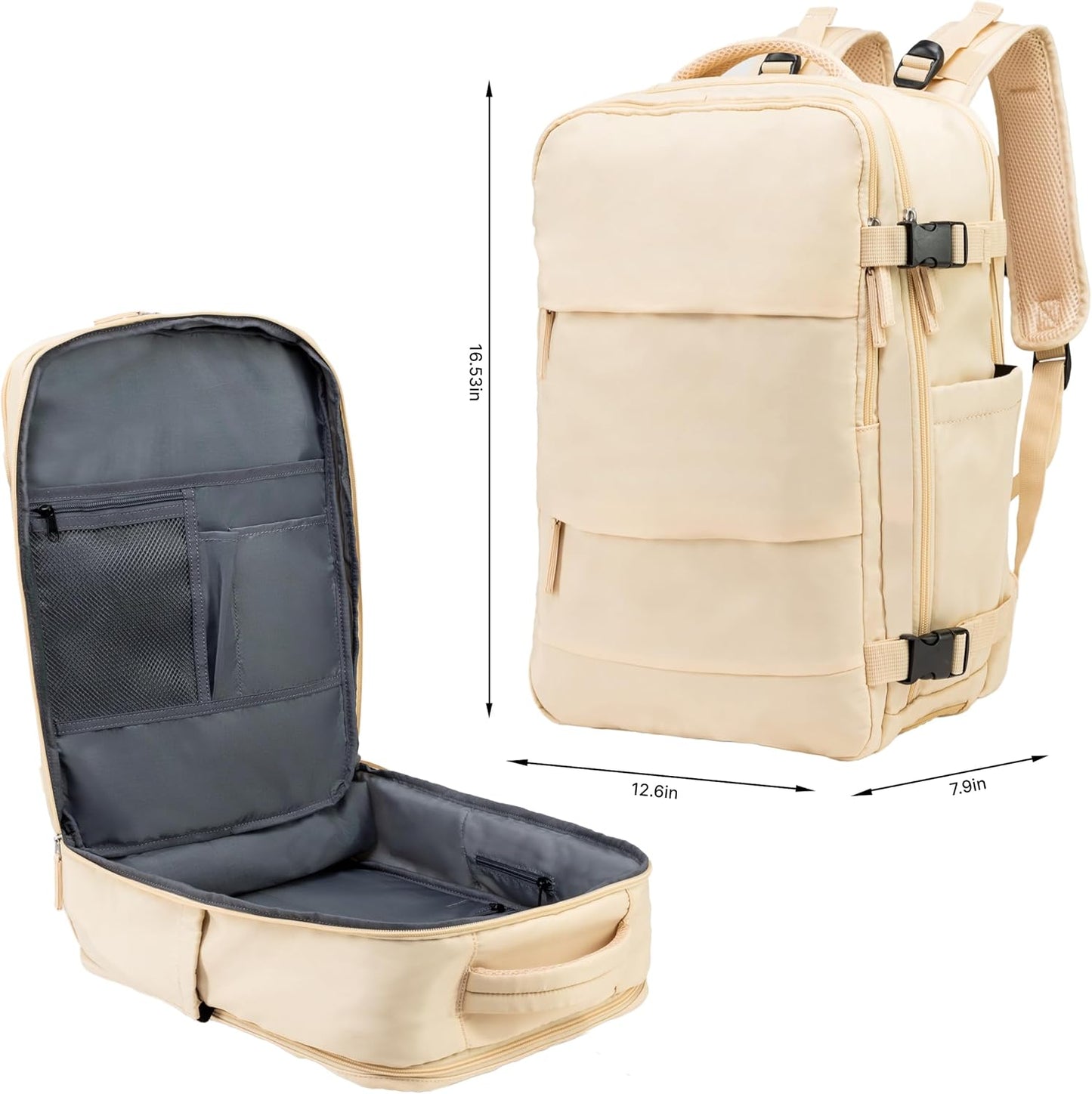 Recycled Fabric Travel Backpack