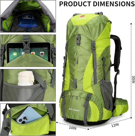 70L Waterproof Hiking Backpack