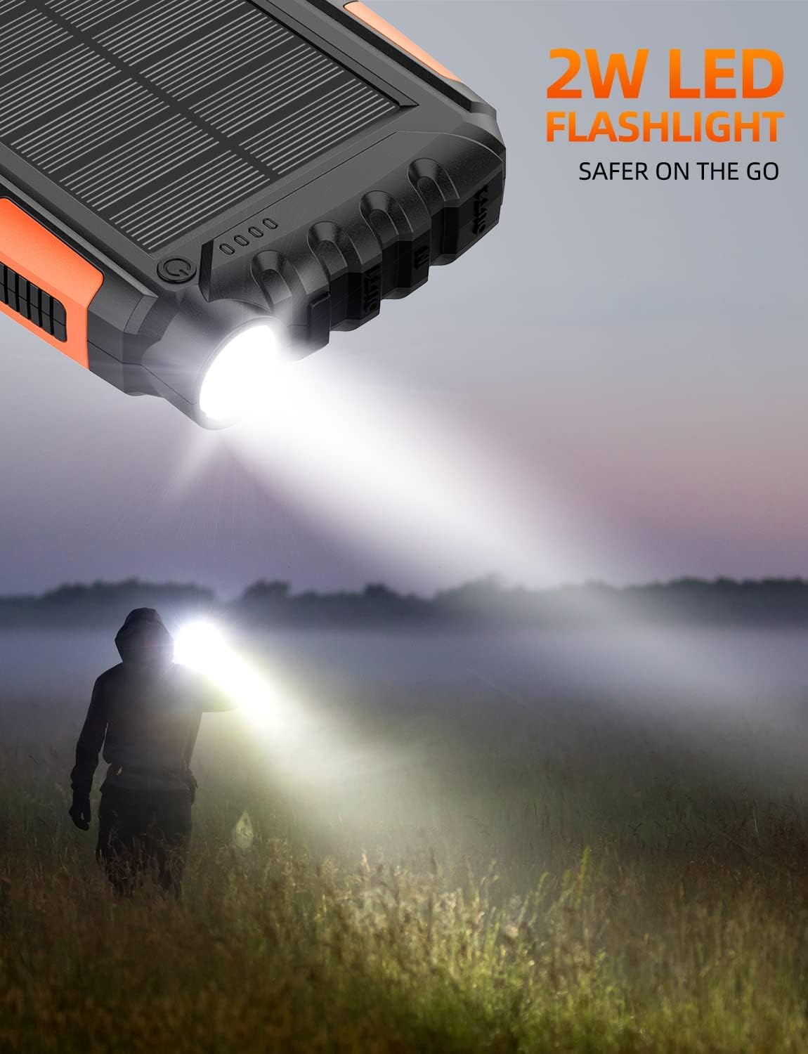 Solar Power Bank 42800mAh