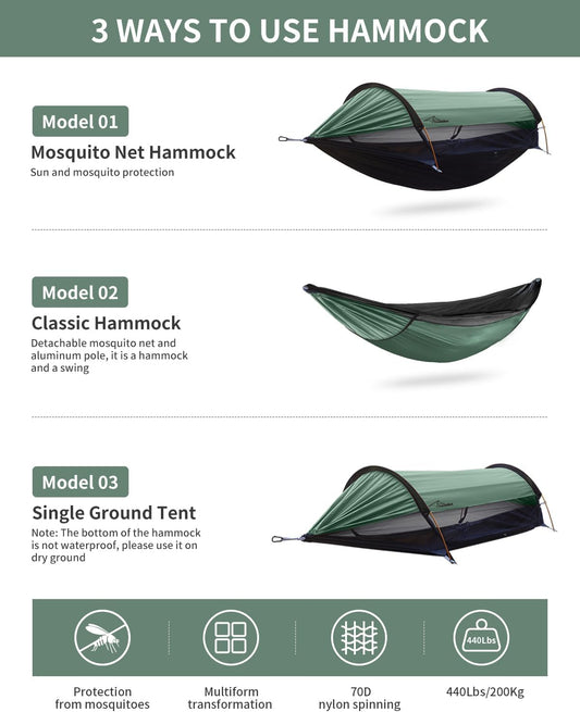 2-Person Camping Hammock Tent