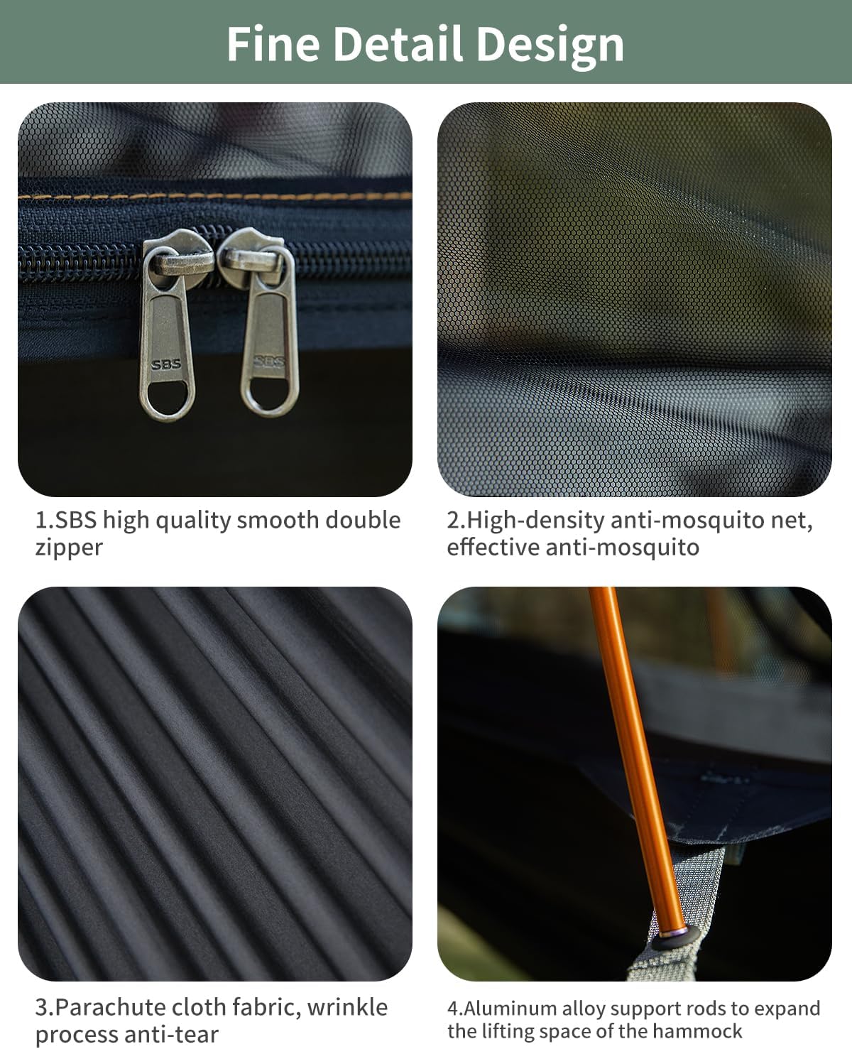 2-Person Camping Hammock Tent