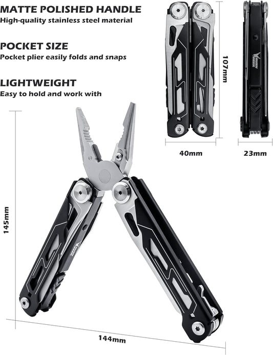 RUSH DEER 18-in-1 Multi-Tool Pliers