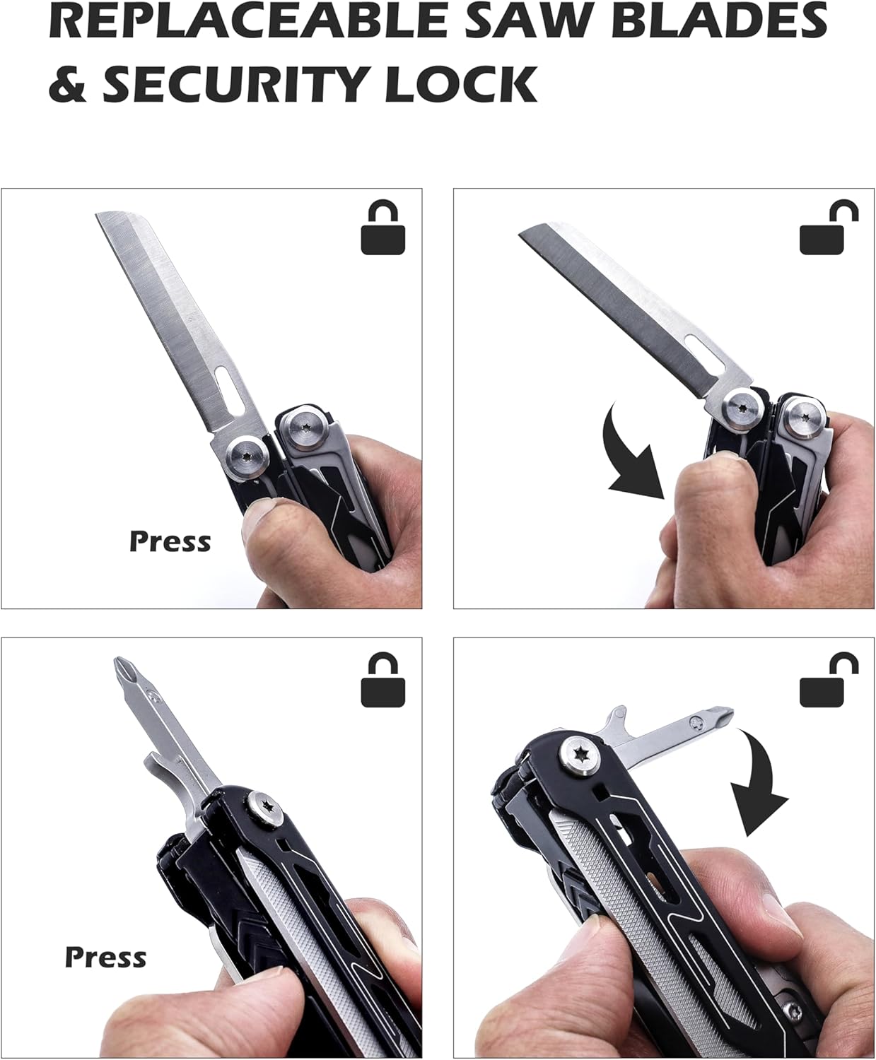 RUSH DEER 18-in-1 Multi-Tool Pliers