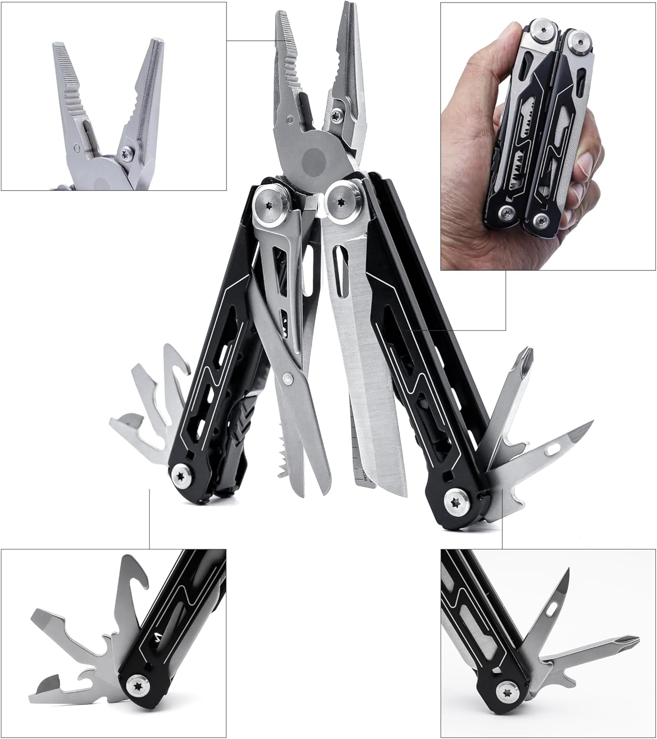 RUSH DEER 18-in-1 Multi-Tool Pliers