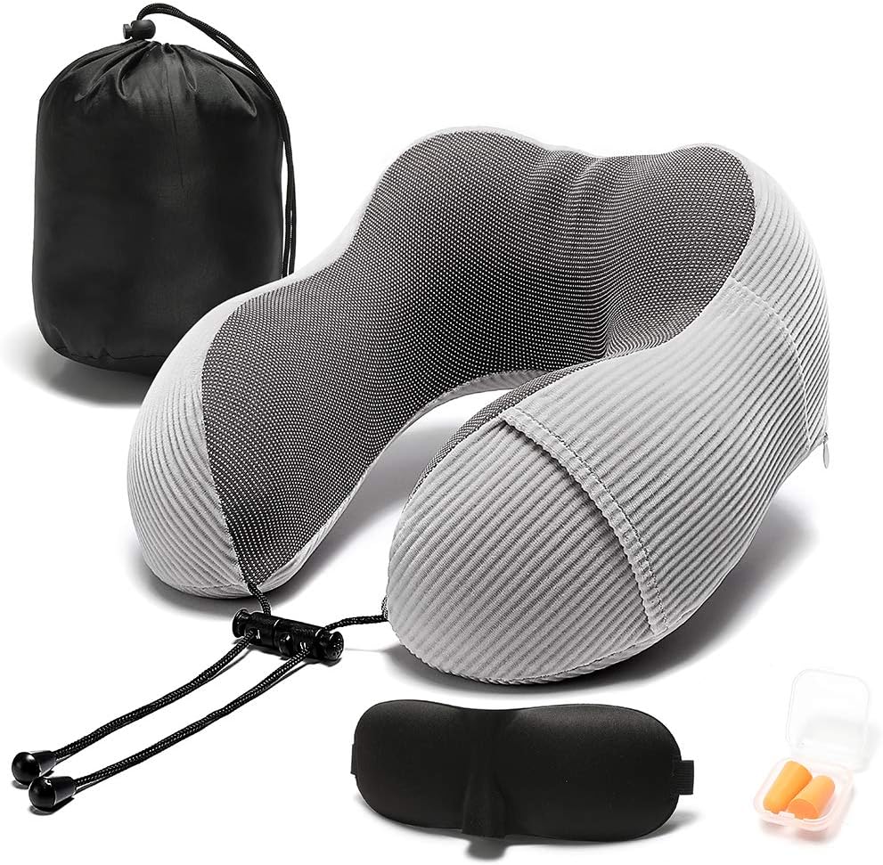 Memory Foam Travel Neck Pillow