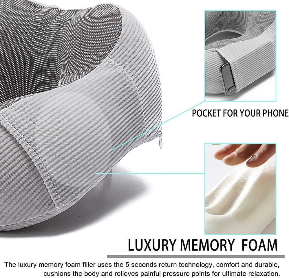 Memory Foam Travel Neck Pillow